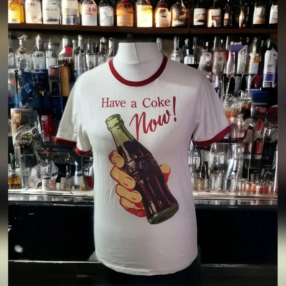 Coca Cola Coke t shirt top tee Take some home today M 12uk Have Coke NOW 2011 - Picture 1 of 6